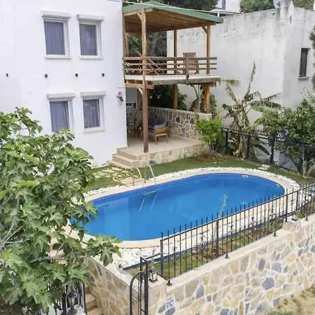 Summer Private With Garden And Private Pool, Within Walking Distance To The Sea In Gumusluk 酒店